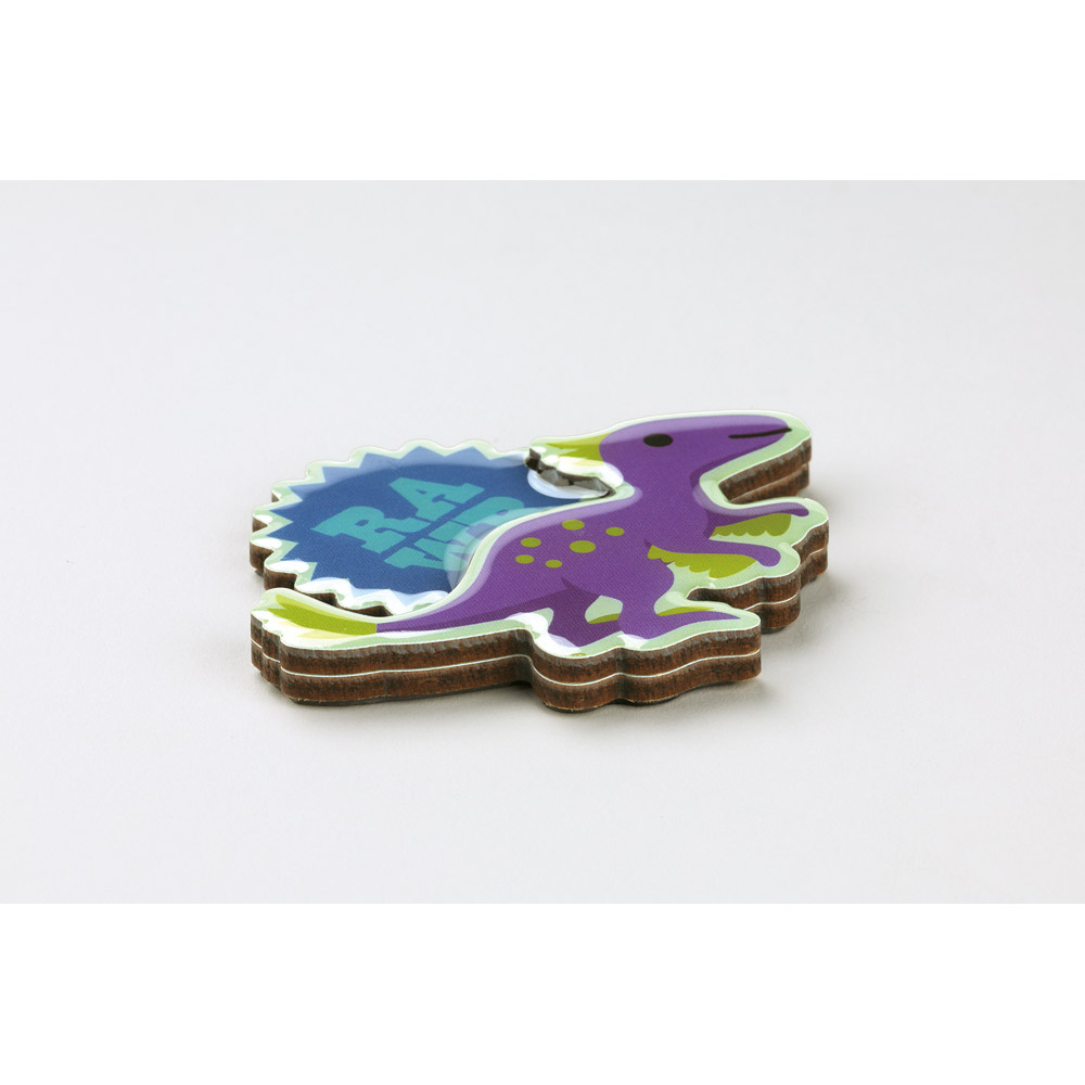 【メール便対象品】 スケーター ダイカット 木製 マグネット 磁石 冷蔵庫 職場 机 かわいい skater ZMGDW1 ユタラプトル ディノサウルス 恐竜 ダイナソー 男の子 男子【キッチン 洗面所 玄関 オフィス ホワイトボード】