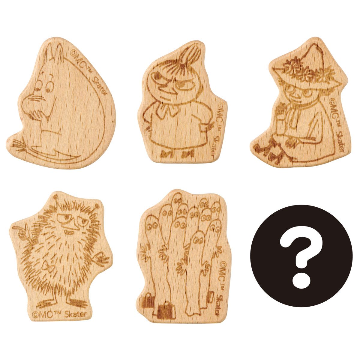 スケーター ランダムボックス ダイカット 木製マグネット 全6種 キャラクター マグネット 磁石 ZMGDWB2 ムーミン Moomin リトルミイ スナフキン ニョロニョロ【ミステリー ブラインド お楽しみ サプライズ】