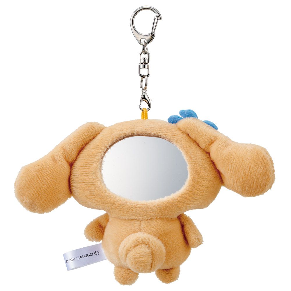 [予約商品][キャンセル不可]スケーター ぬいぐるみミラー キャラクター 鏡 ミラー 可愛い 携帯 メイク直し 身だしなみ skater ZNMD1 日焼け シナモロール シナモン サンリオ 女の子 女子【手鏡 ハンドミラー メイク きれい かわいい】