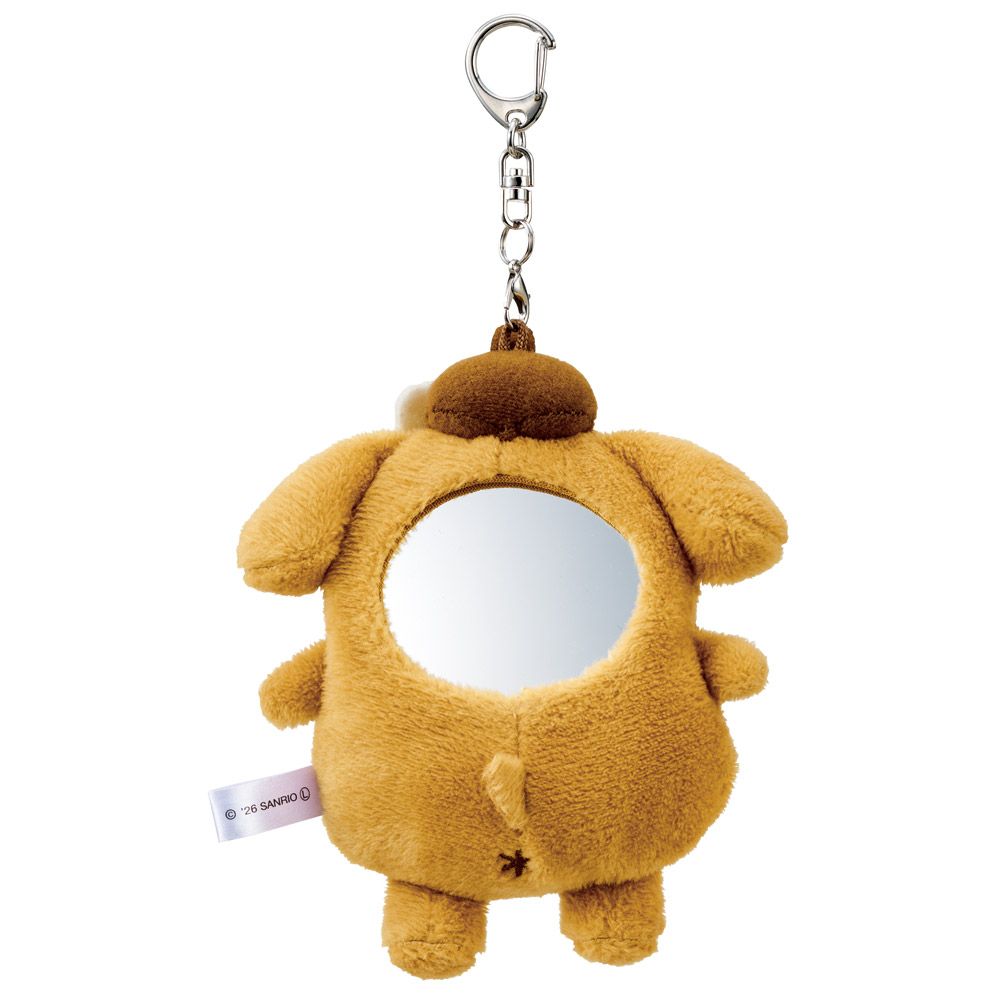 [予約商品][キャンセル不可]スケーター ぬいぐるみミラー キャラクター 鏡 ミラー 可愛い 携帯 メイク直し 身だしなみ skater ZNMD1 日焼け ポムポム プリン サンリオ 女の子 男の子 女子【手鏡 ハンドミラー メイク きれい かわいい】