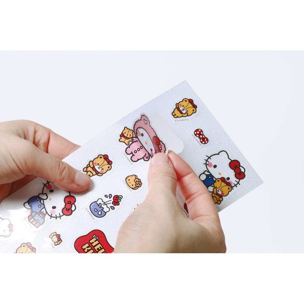 【メール便対象品】 スケーター リフレクター ステッカー シール 反射 自転車 ヘルメット キャラクター 子供 skater ZRFS1 キティ ハローキティ キティちゃん サンリオ 女の子【反射シール 安全 対策 キッズ こども 持ち物】