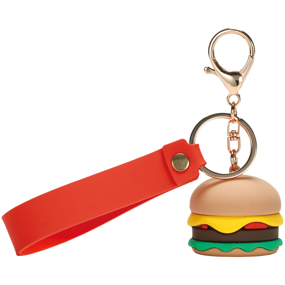 ラバーマスコット付き キーホルダー ラバー マスコット 子供 大人 スケーター skater ZRMKH1 バーガーコンクス BURGER CONX 男の子 女の子【こども キッズ かわいい おしゃれ】