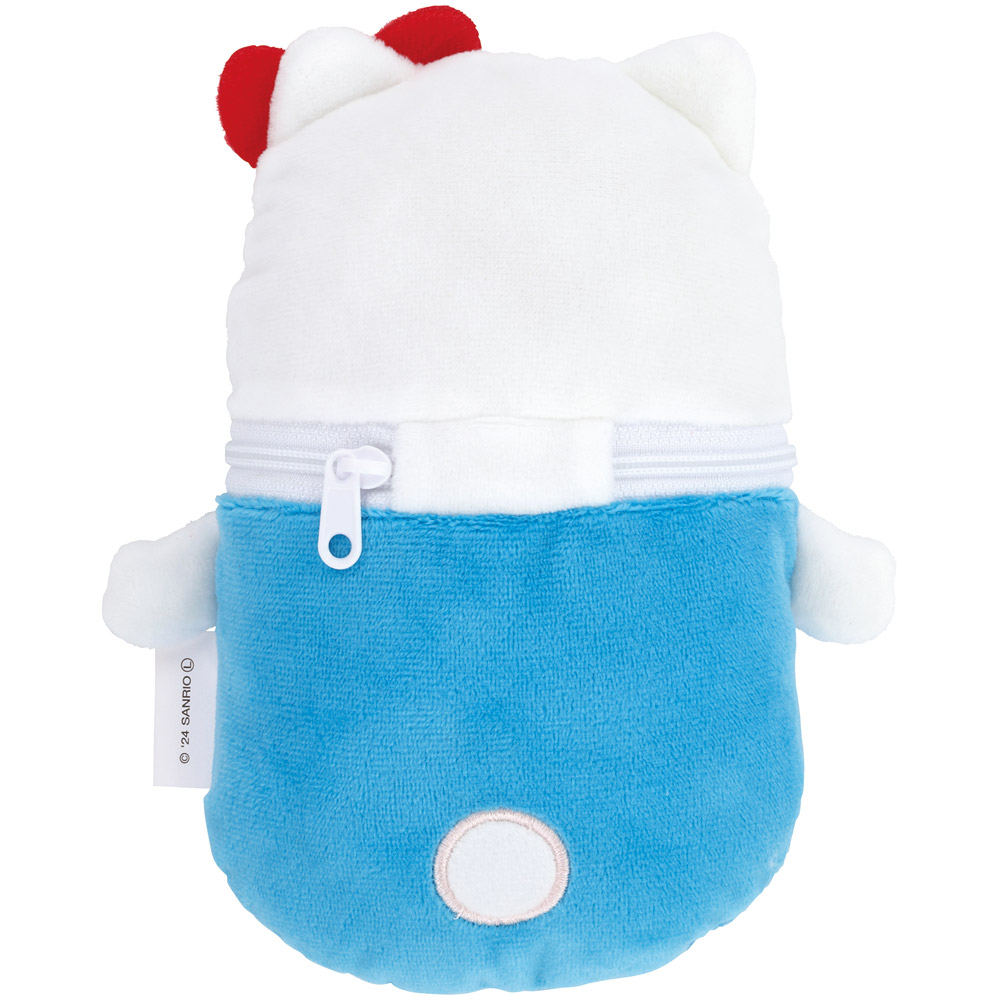 縦型 ぬいぐるみ ポーチ 小物入れ キャラクター かわいい 小物 コスメ 収納 スケーター skater ZTNP1 キティ ハローキティ キティちゃん 女の子【ふかふか クッション仕様 ファスナー開閉式】