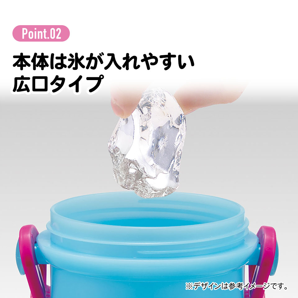 子供用 直飲み プラスチック 水筒 480ml ひみつのアイプリ/PSB5SANAG_4973307704628