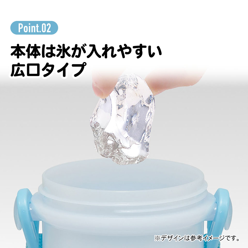 子供用 直飲み プラスチック 水筒 480ml アナと雪の女王×中川翔子/PSB5SANAG_4973307709562