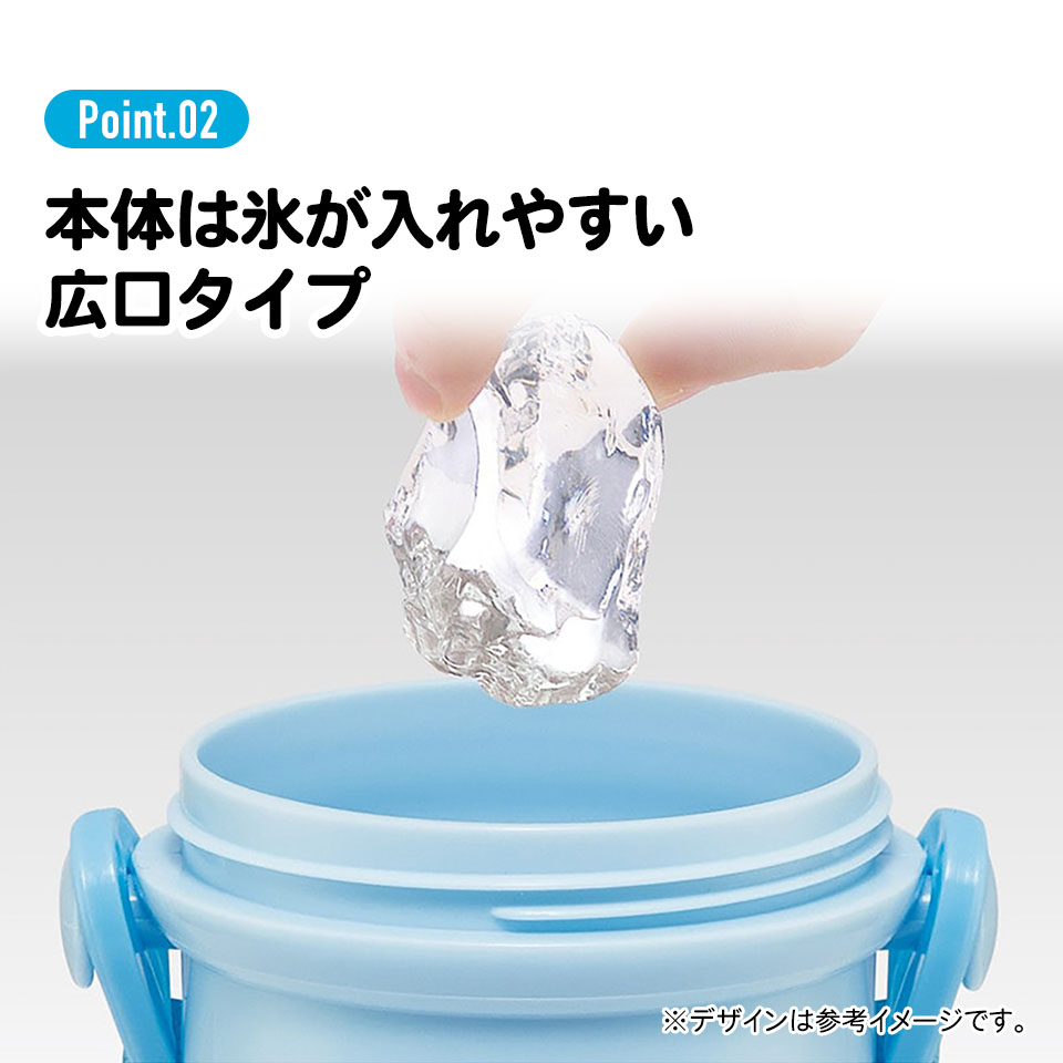 子供用 直飲み プラスチック 水筒 480ml シナモロール ビッグリボン/PSB5SANAG_4973307686801