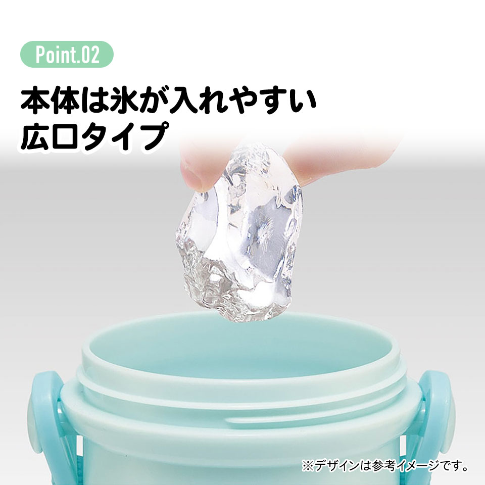 子供用 直飲み プラスチック 水筒 480ml ポケモン ポッピング／PSB5SANAG_4973307687211