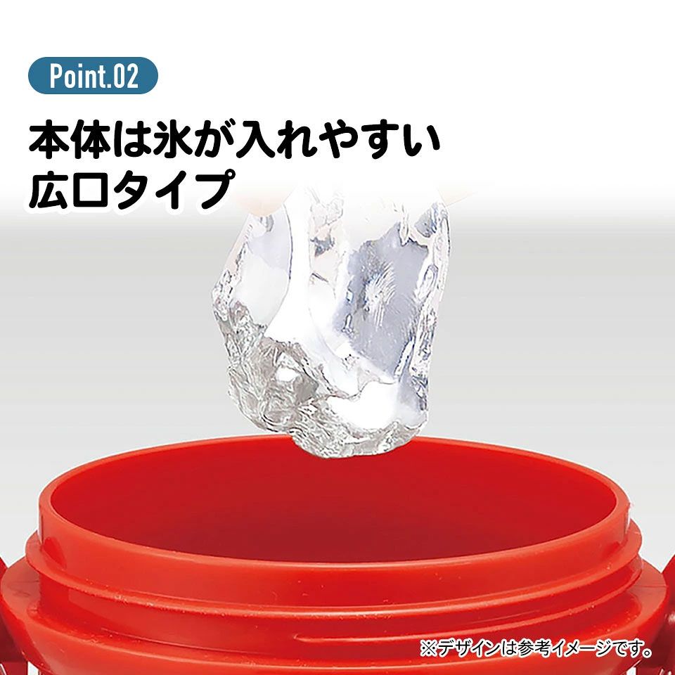 【送料無料】子供用 直飲み プラスチック 水筒 480ml スーパーマリオ23/PSB5SANAG_4973307622281
