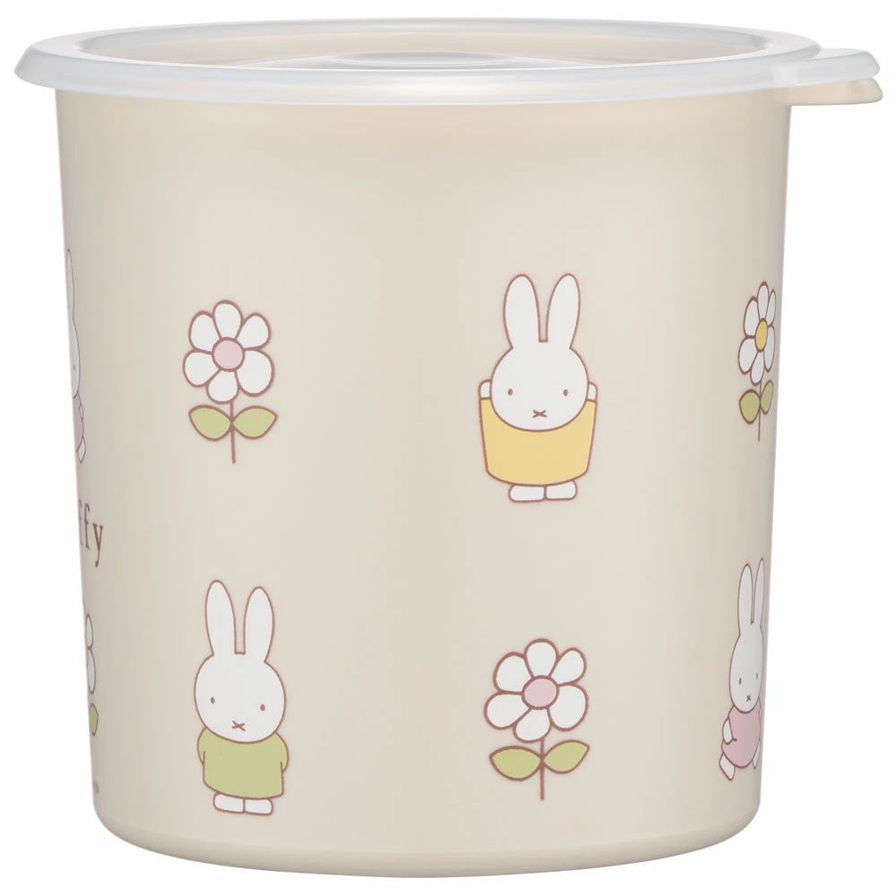 ワンタッチ 密閉 保存容器 L 1000ml プラスチック 日本製 蓋付き 食品保存 軽い skater スケーター SOT10 ミッフィー Miffy うさこちゃん 女の子 女性