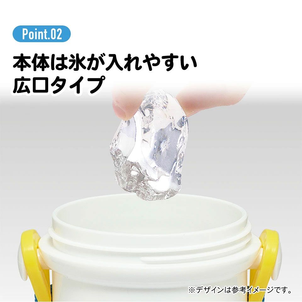 【送料無料】子供用 直飲み プラスチック 水筒 480ml Mr.Men/PSB5SANAG_4973307690792
