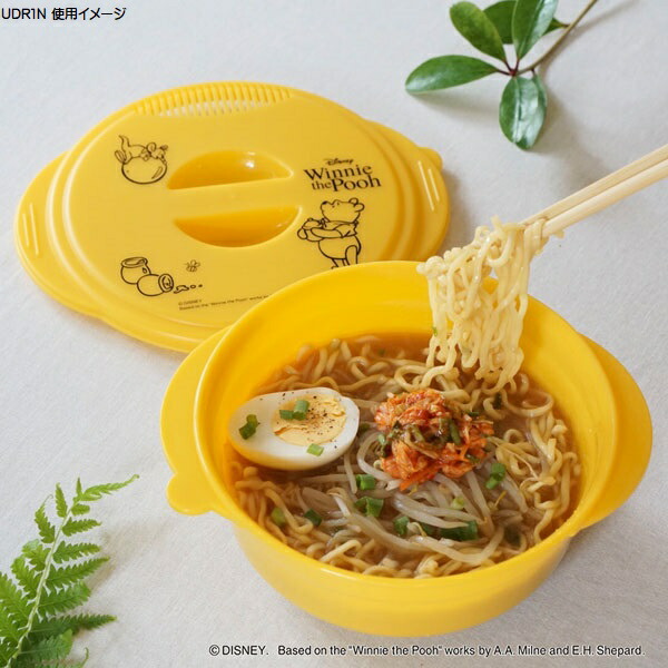 即席ラーメンメーカー●POOH honey●//電子レンジ レンジ調理器 便利 簡単 火を使わない かわいい くまのプーさん Disney ディズニー// スケーター