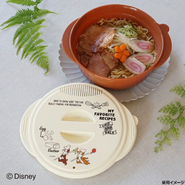 即席ラーメンメーカー●チップとデール●//電子レンジ レンジ調理器 便利 簡単 火を使わない かわいい Disney ディズニー// スケーター