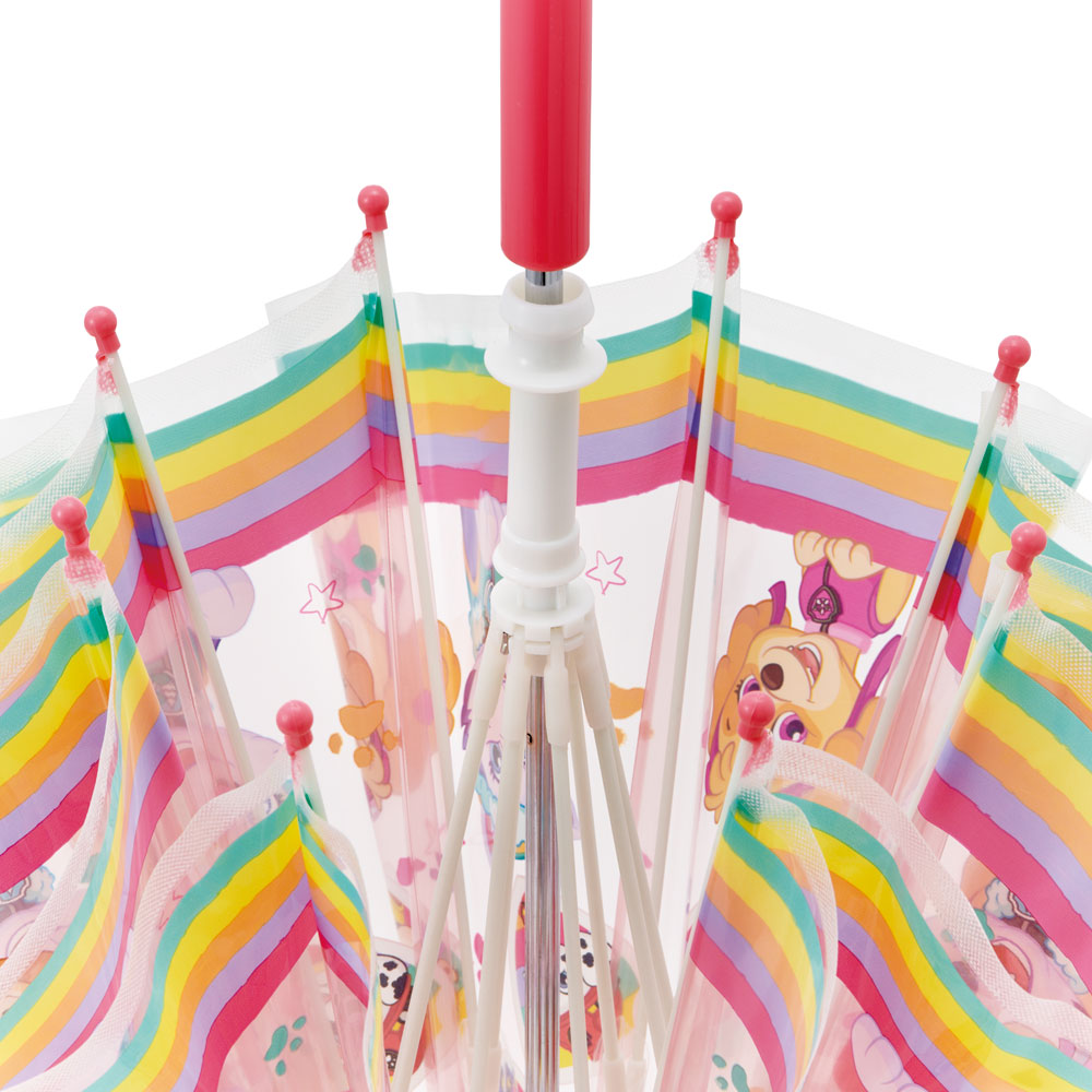 子供用 ビニール 傘 40cm パウパトロール 長傘 雨具 雨の日 外出 UBV2 スケーター 【 レイン】