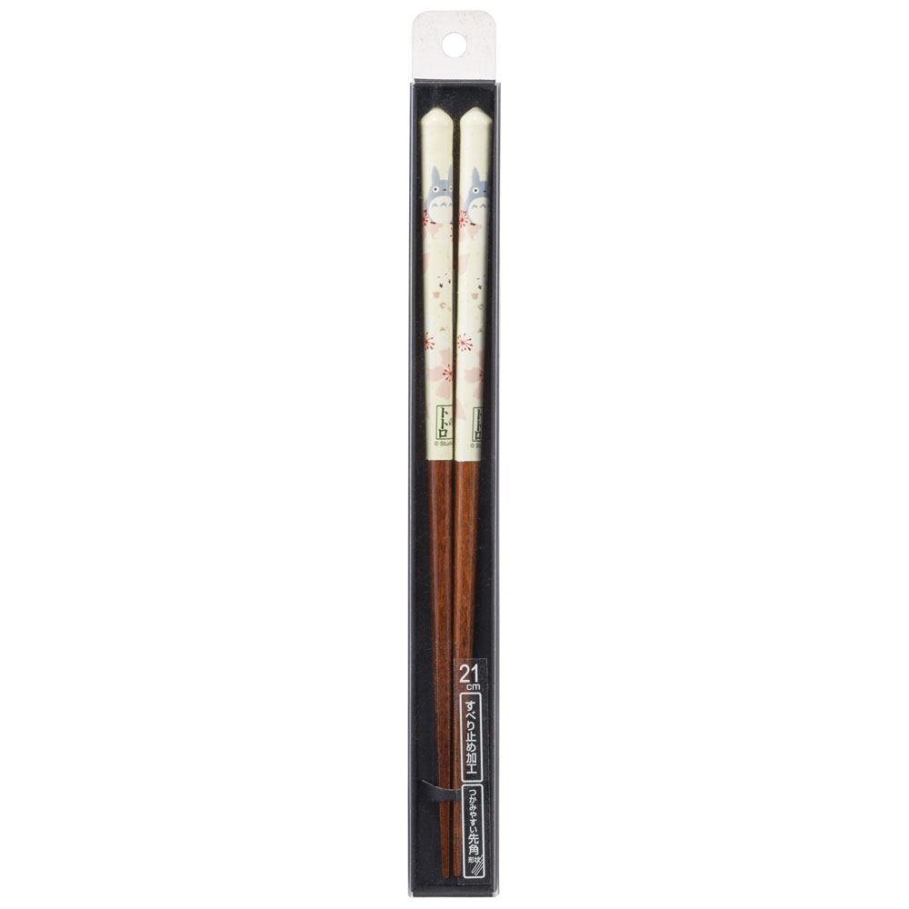塗り箸 21cm トトロ 桜柄/ANN4SQ_4973307601750/スケーター