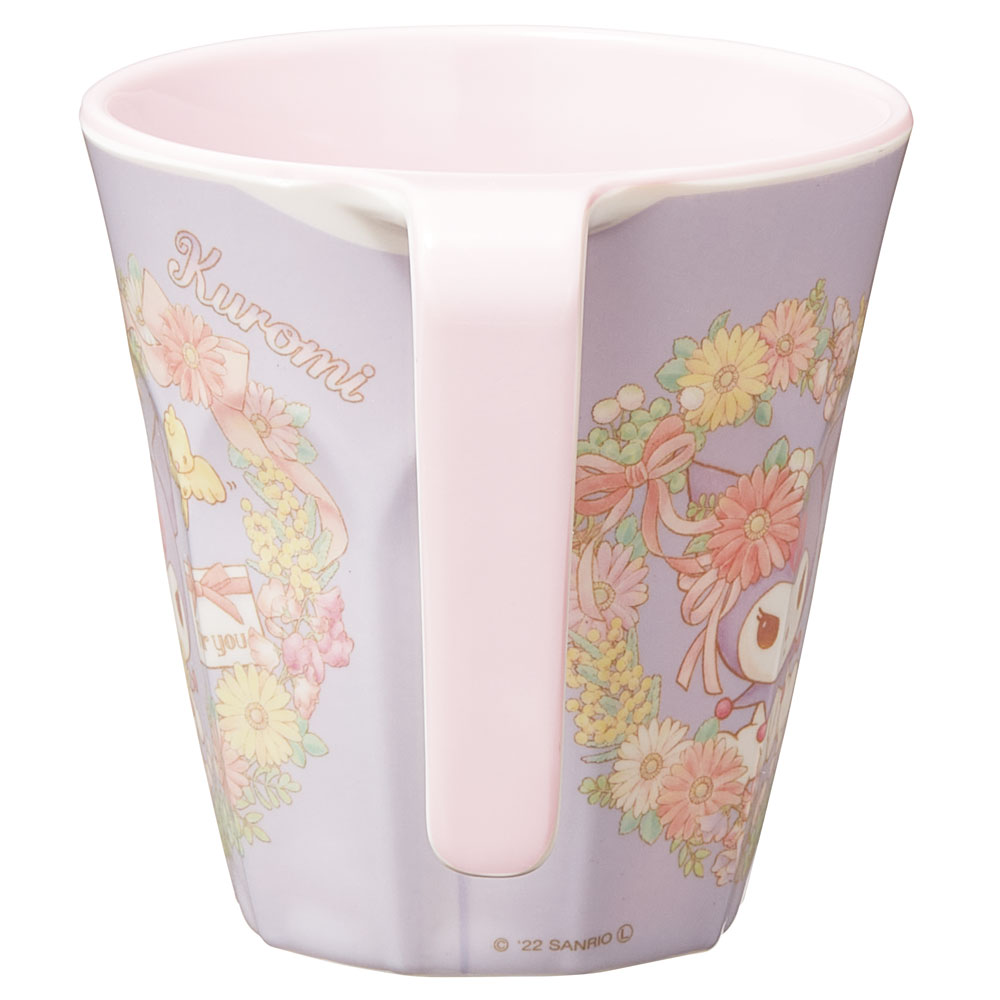 持ち手付きメラミンタンブラー 300ml クロミ　ウォーターペイント／MTH3_4973307617843