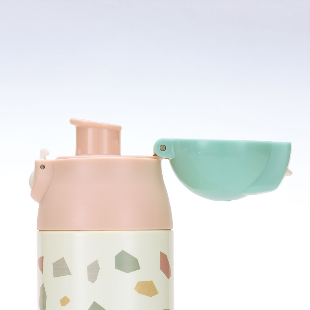 【送料無料】ステンレスボトル 500ml 調乳用 超軽量 ミルク 水筒 調乳 500 ワンタッチ 保温 かわいい スケーター SMIB5【軽量 出産祝い 出産準備 ミルク用 赤ちゃん お出かけ ミッキー&フレンズ ディズニー Disney レトロ】