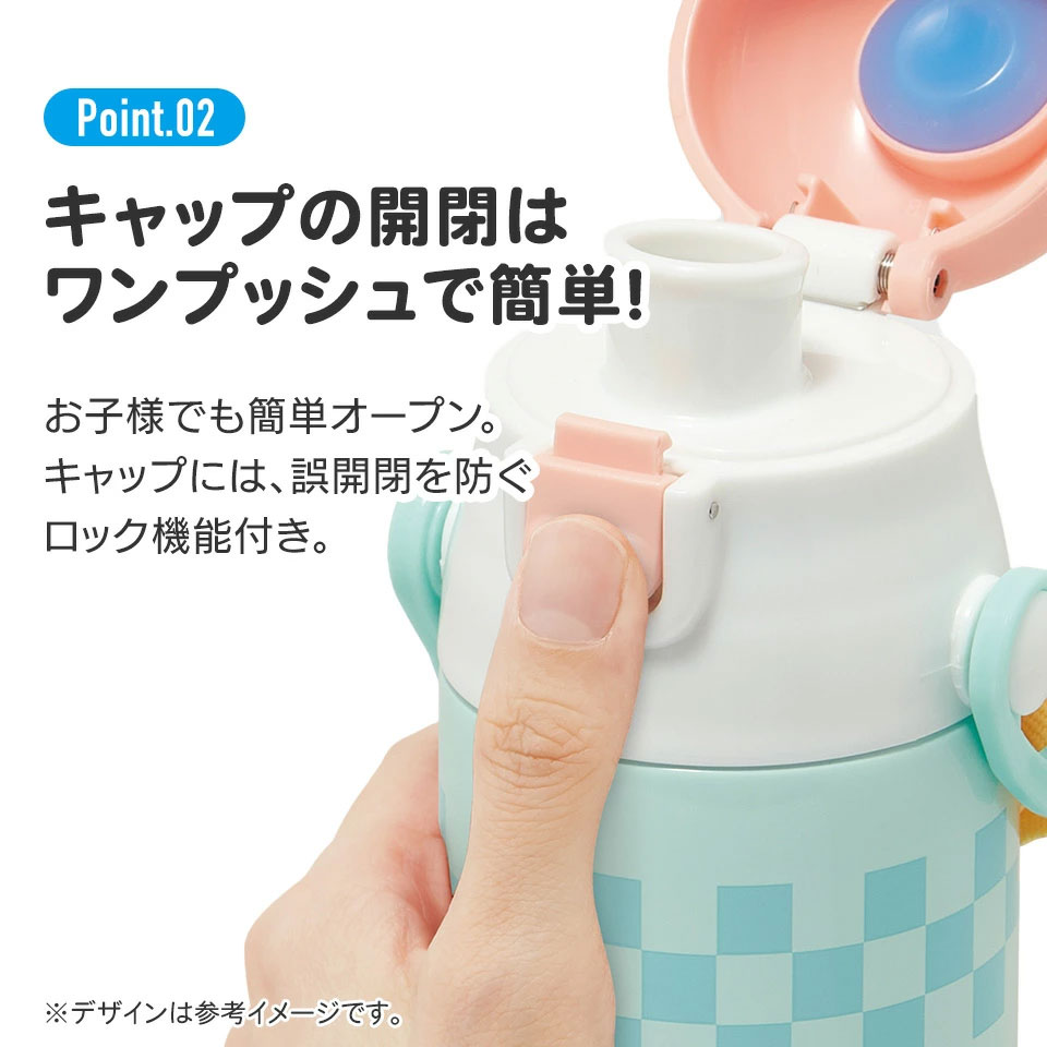 超軽量ダイレクトステンレスボトル 580ml スヌーピー 80sカフェ/SDC6N_4973307664274
