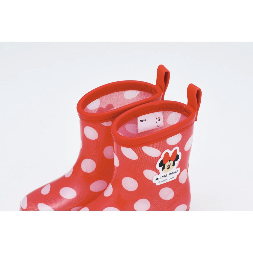 長靴 キッズ 子供 15cm かわいい キャラクター ローカット レインブーツ 2歳 3歳 skater スケーター ribt15 ミニーマウス ミニー Minnie ディズニー 女の子