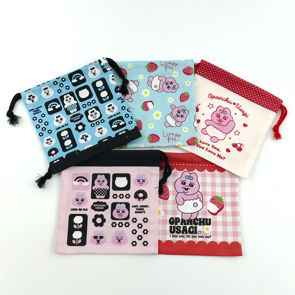 スケーター キャラクター ミステリーボックス巾着 単品 Mサイズ KBB21 skater おぱんちゅうさぎ おパンチュウサギ 女子 女の子【ブラインド ランチ巾着 ランダム お楽しみ サプライズ】