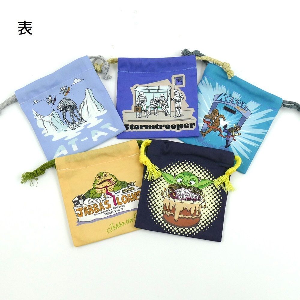 スケーター キャラクター ミステリーボックス巾着 単品 Sサイズ KBB20 skater スターウォーズ STAR WARS ユニークアート【ブラインド ランチ巾着 ランダム お楽しみ サプライズ】