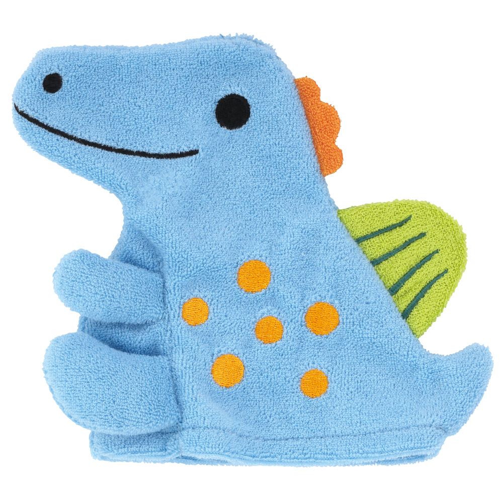 【メール便対象品】 マスコット 付き タオル 30×30cm ガーゼ パイル 綿100% ベビー 子供 可愛い スケーター skater BMT1 ディノサウルス 恐竜 ダイナソー 男の子 男子【手拭き かわいい キャラクター】