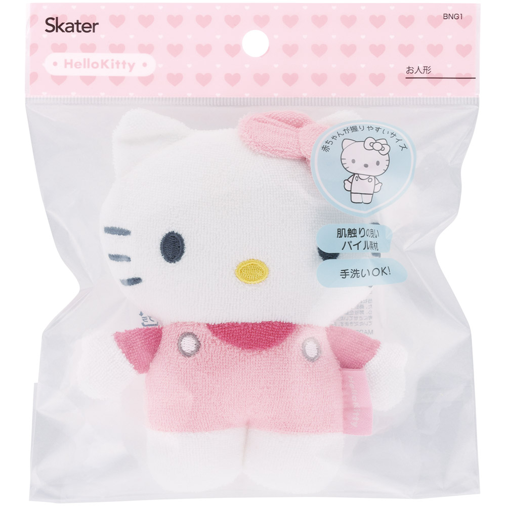 お人形 ぬいぐるみ 赤ちゃん ベビー おもちゃ 玩具 かわいい 0歳 1歳 キャラクター skater スケーター BNG1 キティ ハローキティ キティちゃん 女の子【人形 パイル にぎにぎ 出産祝い ギフト プレゼント】
