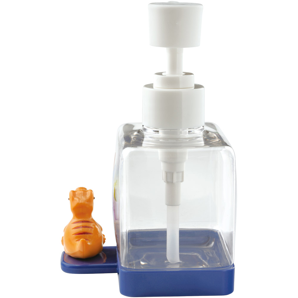 マスコット付き ソープ ディスペンサー 250ml 詰め替え ボトル 手洗い ポンプボトル スケーター skater BSSD1 ディノサウルス 恐竜 ダイナソー 男の子 男子【ハンドソープ 洗面用品 洗面所 手動 キャラクター】