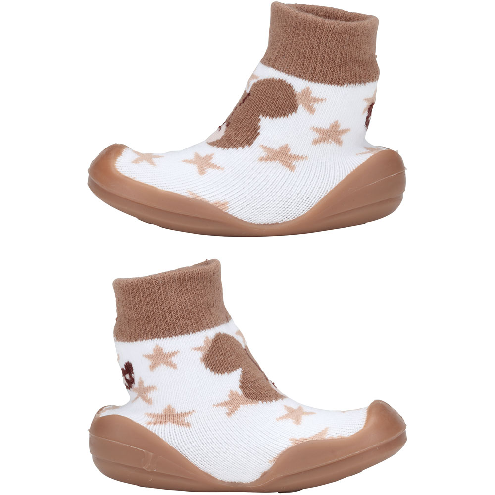 ソックス シューズ XS 11.3cm ベビー ファースト シューズ 靴 赤ちゃん BSSHL1 スケーター skater くまのがっこう ムードココア クマの学校 男の子 女の子 女子【キャラクター 靴下 くつ クツ ファーストシューズ 室内履き ベビーシューズ 子供】