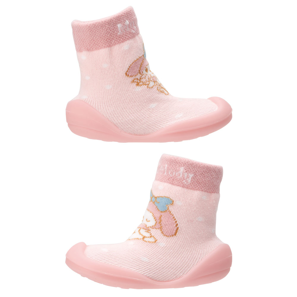 ソックス シューズ XS 11.3cm ベビー ファースト シューズ 靴 赤ちゃん BSSHL1 スケーター skater マイメロディ マイメロ サンリオ 女の子 女子【キャラクター 靴下 くつ クツ ファーストシューズ 室内履き ベビーシューズ 子供】