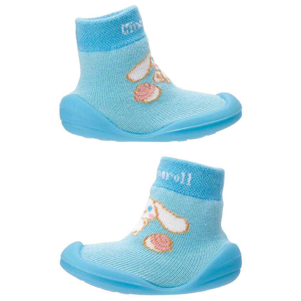 ソックス シューズ XS 11.3cm ベビー ファースト シューズ 靴 赤ちゃん BSSHL1 スケーター skater シナモロール シナモン サンリオ 女の子 女子【キャラクター 靴下 くつ クツ ファーストシューズ 室内履き ベビーシューズ 子供】