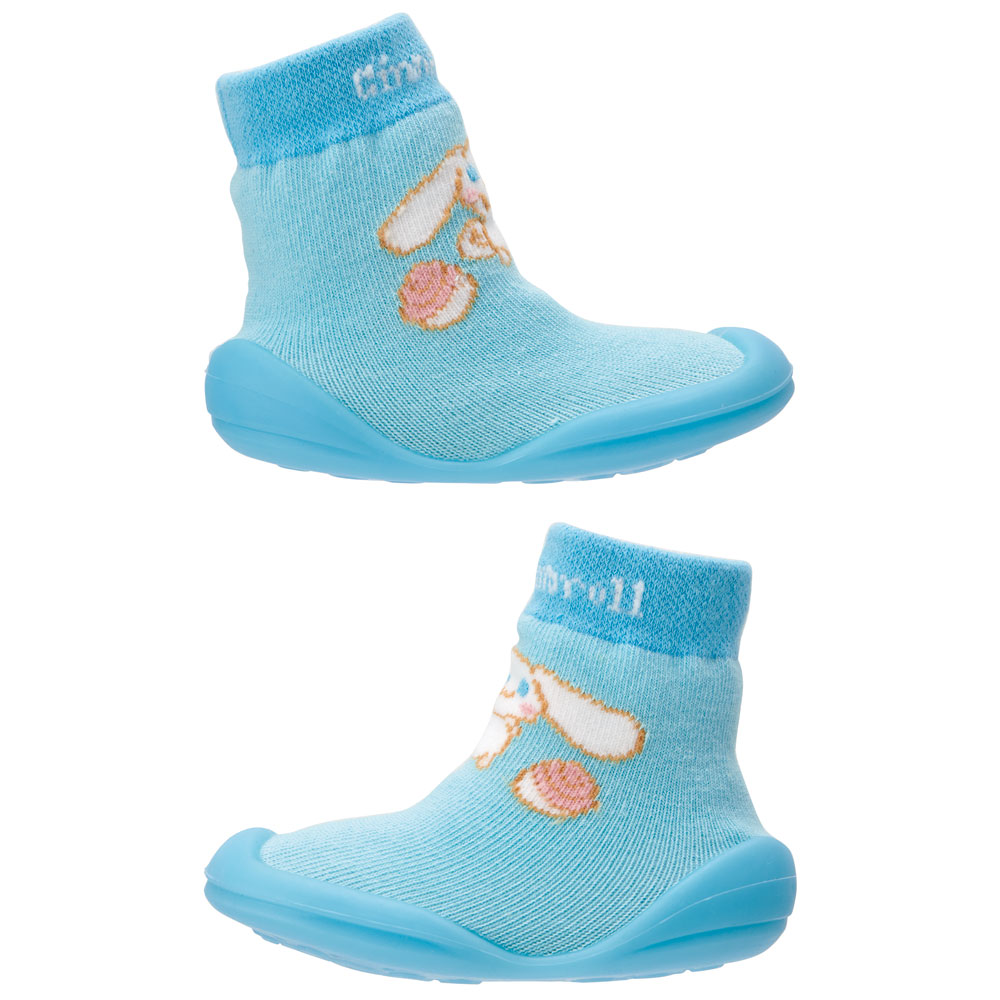 ソックス シューズ S 11.9cm ベビー ファースト シューズ 靴 赤ちゃん BSSHL2 スケーター skater シナモロール シナモン サンリオ 女の子 女子【キャラクター 靴下 くつ クツ ファーストシューズ 室内履き ベビーシューズ 子供】