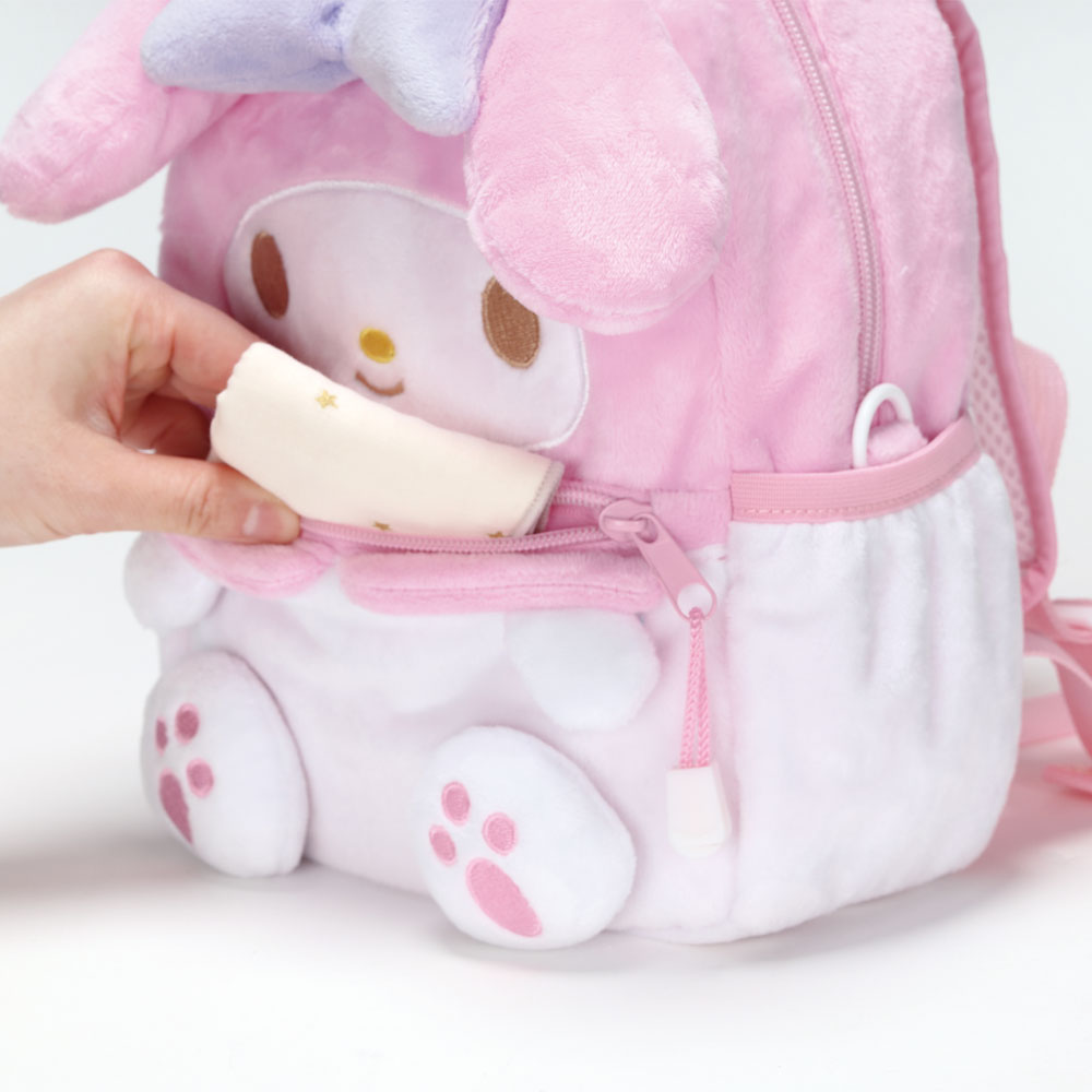 【送料無料】ハーネス付き ベビー リュックサック ベビー用 リュック キャラクター バッグ スケーター skater CBRYU1 マイメロディ マイメロ サンリオ 女の子 女子【おでかけ かわいい かばん ハーネス】