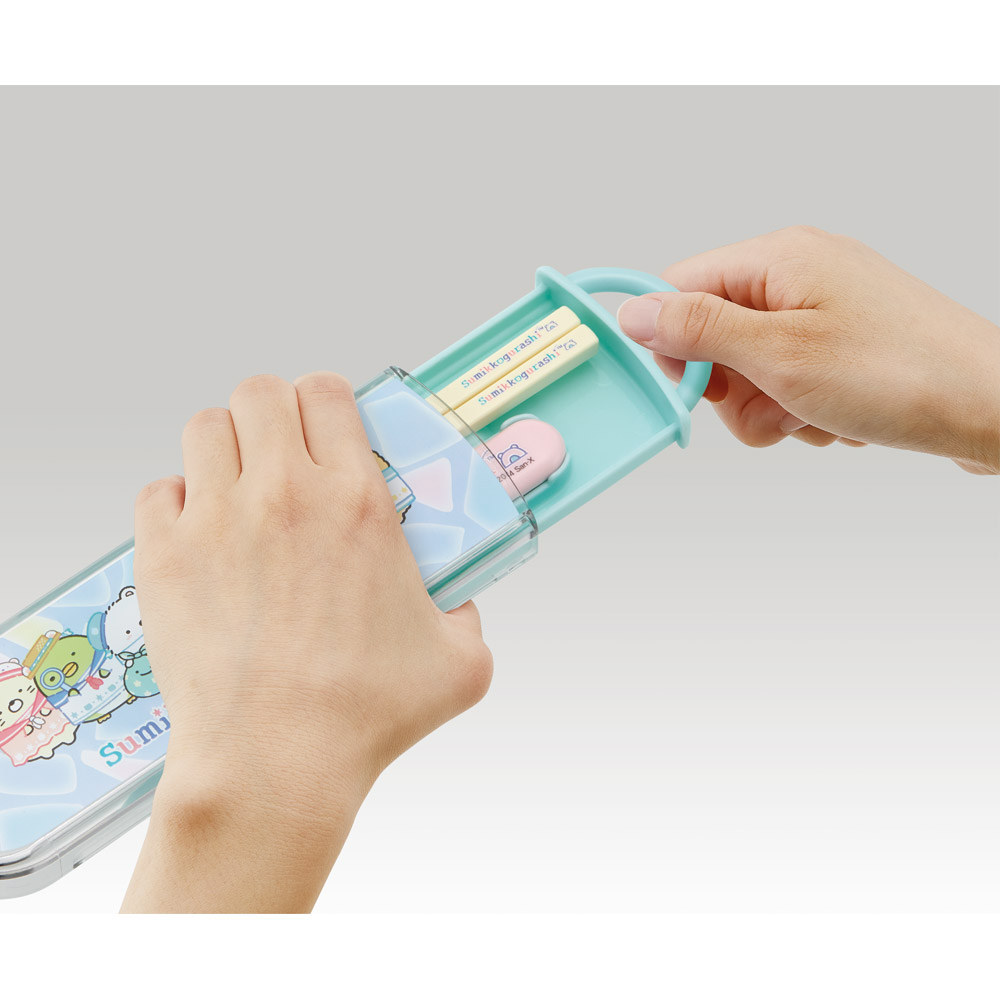 【メール便対象品】 お箸 スプーン セット 食洗器対応 抗菌 カトラリー お弁当 skater カトラリーセット スケーター CCA1AG すみっコぐらし すみっこ ぐらし 女の子 女子