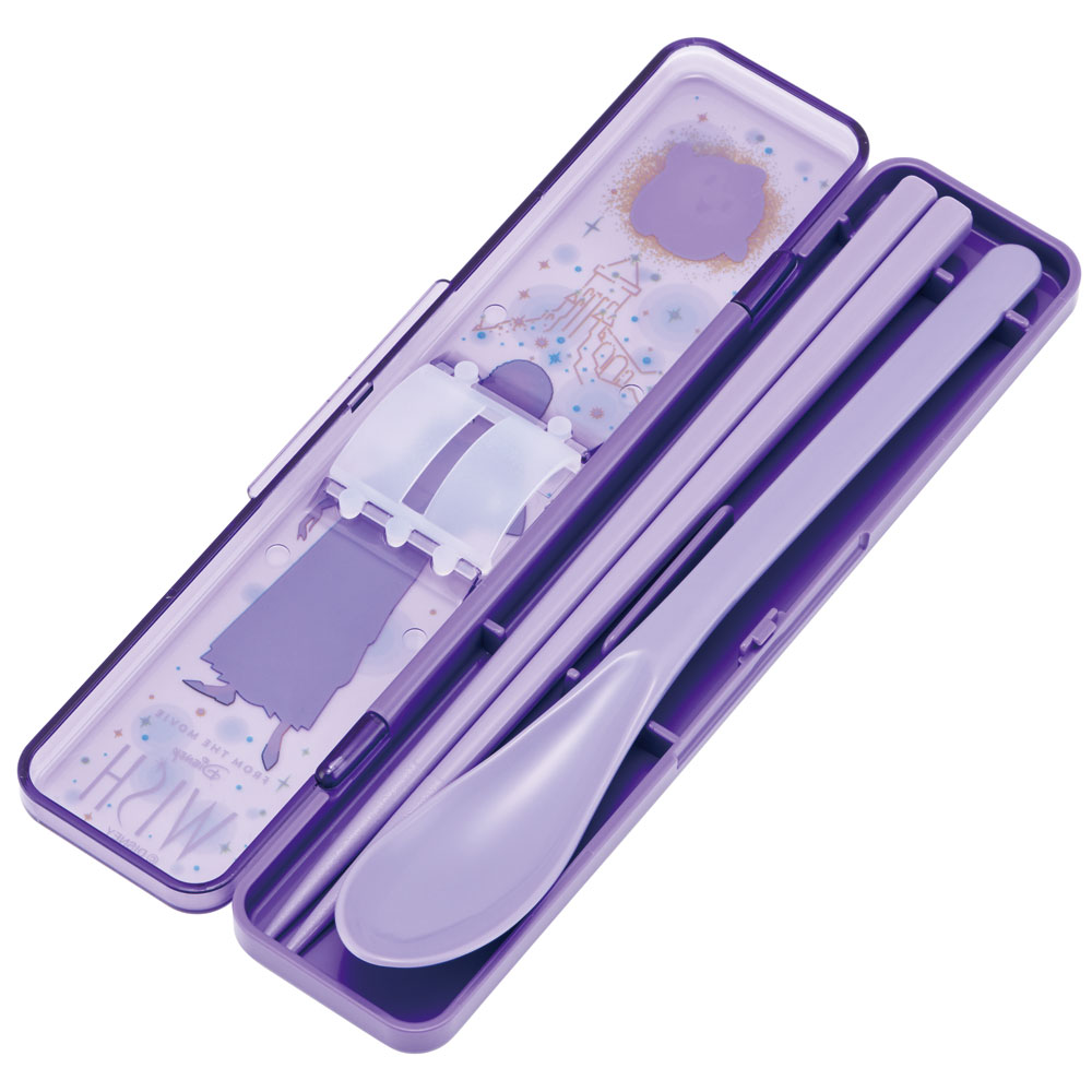 抗菌音が鳴らないコンビセット(箸・スプーン) 箸18cm WISH/CCS3SAAG_4973307672354
