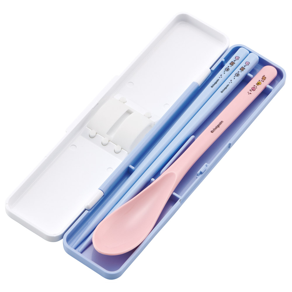 抗菌音が鳴らないコンビセット(箸・スプーン) 箸18cm チェゴシム/CCS3SAAG_4973307687259