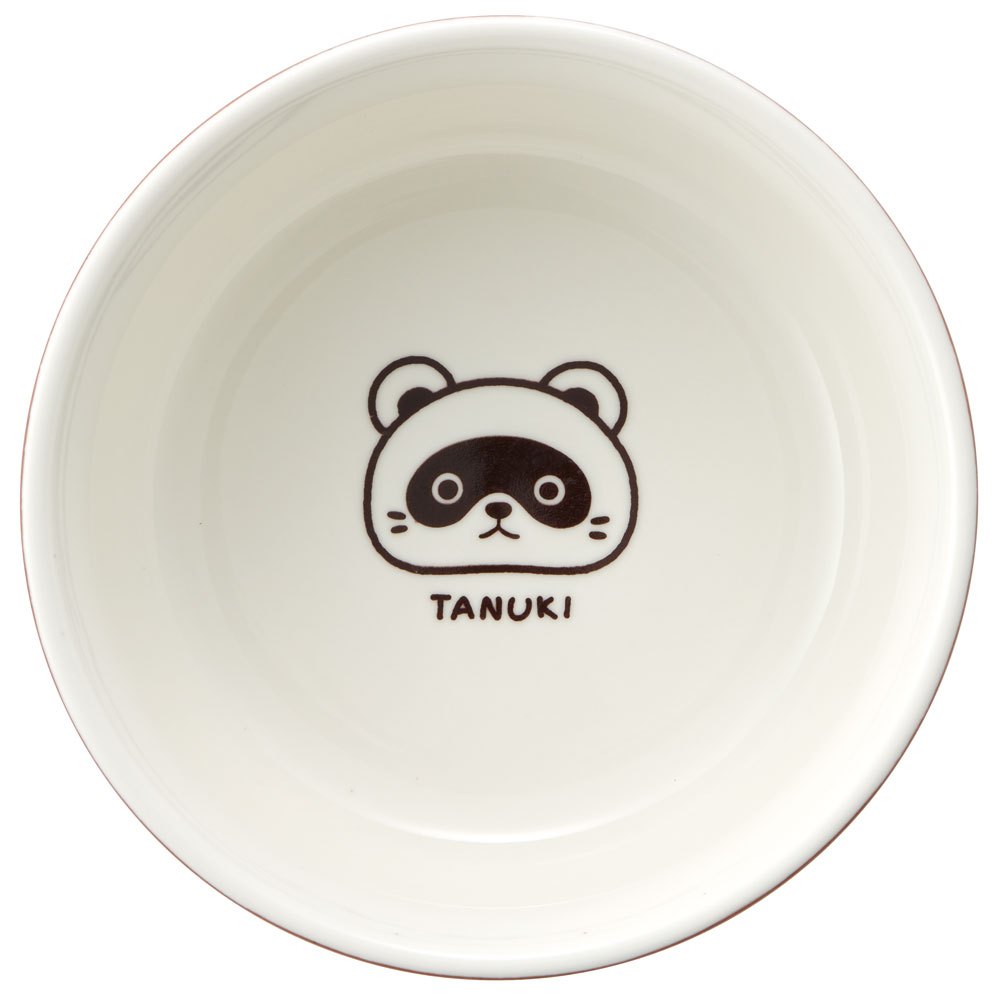 ボウル 400ml 陶器 食器 鉢 皿 お皿 食事 かわいい スケーター skater CHBW2 TANUKI たぬき タヌキ 動物柄 男の子 女の子【可愛い キッズ 子ども 子供 こども】