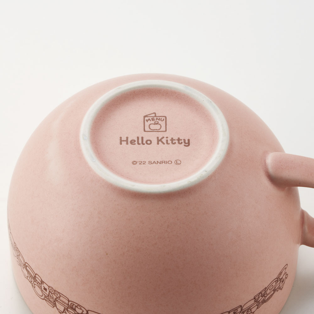 【送料無料】陶器製 スープマグ カップ コップ 美濃焼き 陶器 キャラクター 大人 子供 スケーター skater CHMG45 キティ ハローキティ キティちゃん 女の子【陶器製 陶製 陶磁器】