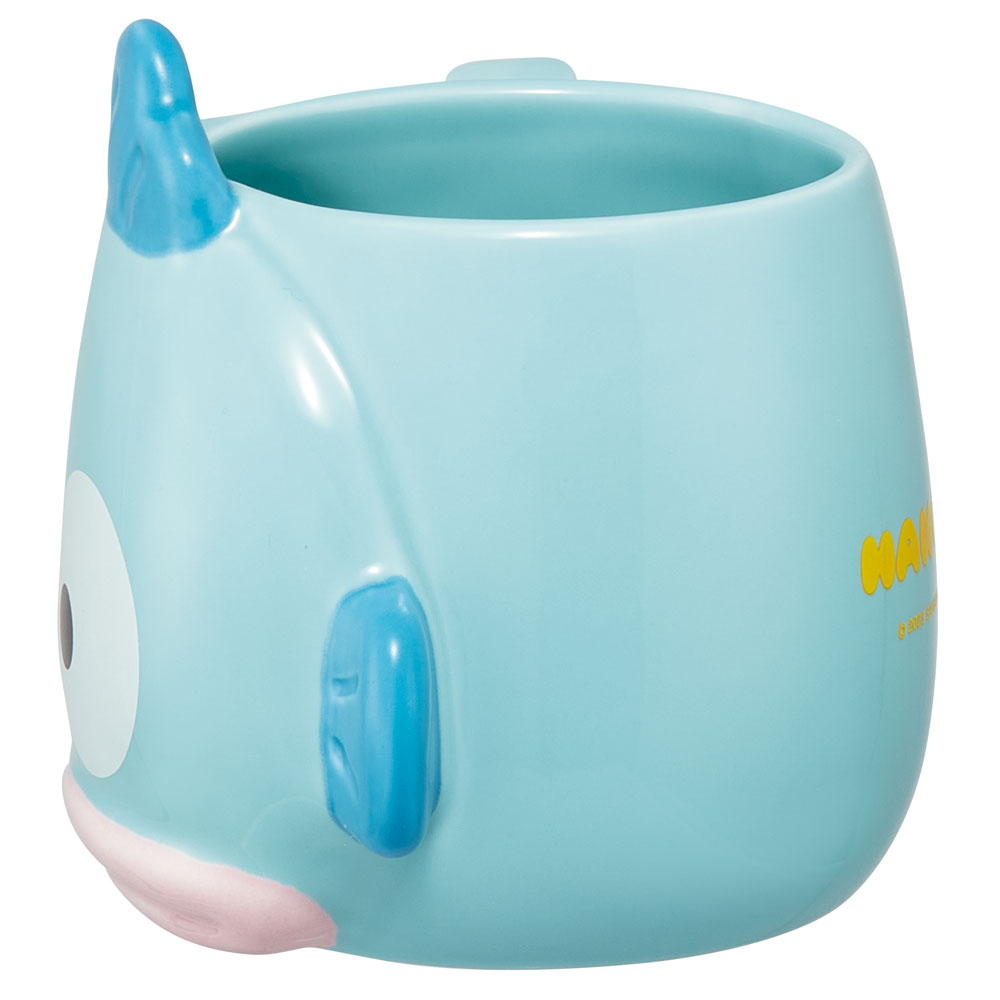 【送料無料】陶器 ダイカット マグカップ 陶器製 キャラクター コップ カップ スケーター skater CHMGD4 はんぎょどん ハンギョドン 男の子 女の子 女性【可愛い 取っ手付き】