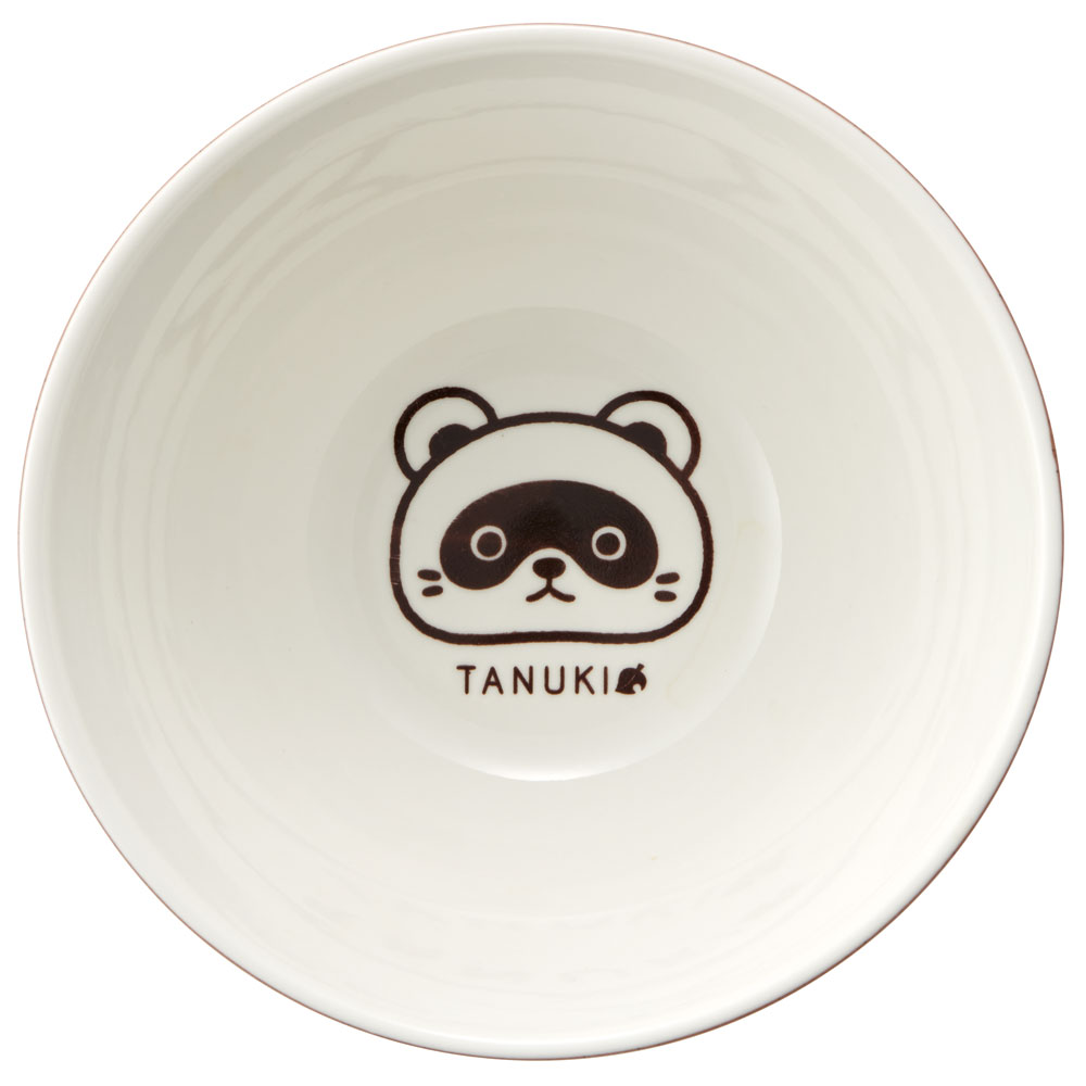 茶碗 320ml 陶器 食器 お茶碗 茶わん ご飯 食事 かわいい スケーター skater CHRB2 TANUKI たぬき タヌキ 動物柄 男の子 女の子【可愛い キッズ 子ども 子供 こども】