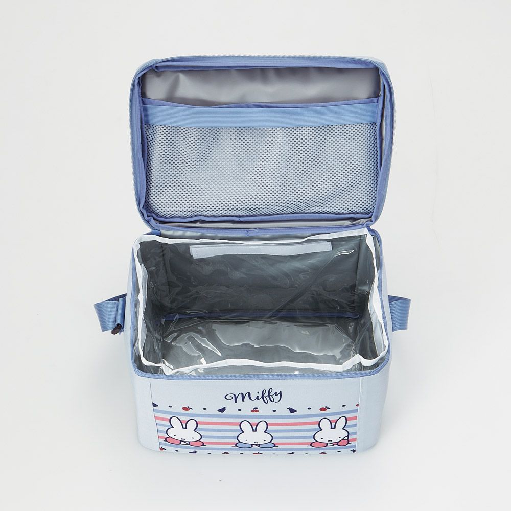 スケーター 折りたたみ 保冷 バッグ 12L ショルダーベルト付き クリアバッグ付き skater CLB12 ミッフィー Miffy うさこちゃん【折り畳み コンパクト メッシュポケット 買い物 レジャー アウトドア】