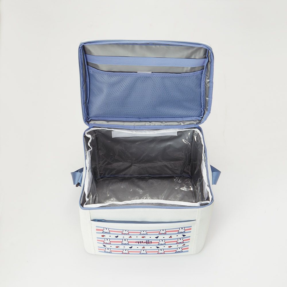 スケーター 折りたたみ 保冷 バッグ 25L ショルダーベルト付き クリアバッグ付き skater CLB25 ミッフィー Miffy うさこちゃん 女の子 女性【折り畳み コンパクト メッシュポケット 買い物 レジャー アウトドア】