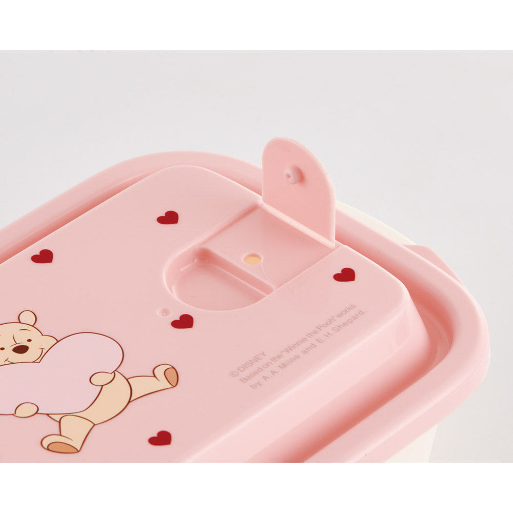 スケーター 保存容器 500ml 2個セット プラスチック 蓋付き 日本製 電子レンジ キャラクター skater FCNF2W くまのプーさん HUG&HEART POOH【レンジ 四角 食品 ドーム型 ふわっと おしゃれ ふた】
