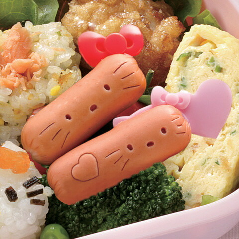 スケーター キャラクターウインナーカッター〔ハローキティ〕//キャラクターランチ お弁当グッズ 簡単