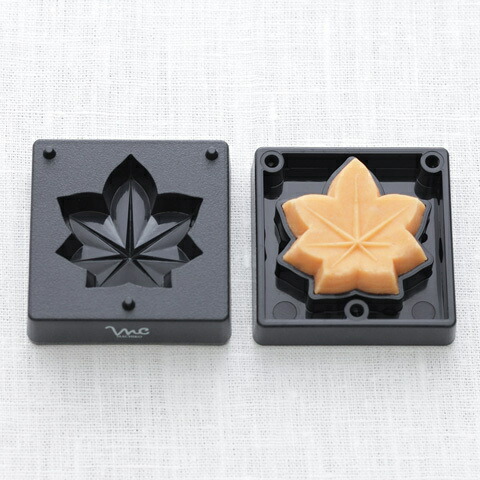 【送料無料】●練りきり型(へら付):木の葉シリーズ●//プラスチック製 和菓子 調理 料理 製菓 キッチン 調理器具 軽量 わがし 和菓子 お菓子 抜き型 押し型 型抜き ねりきり 押し寿司 千葉真知子先生監修// スケーター