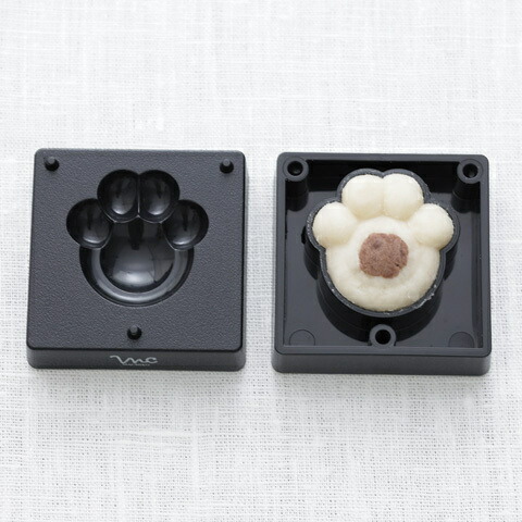 【送料無料】●練りきり型(へら付):猫シリーズ●//プラスチック製 和菓子 調理 料理 製菓 キッチン 調理器具 軽量 わがし 和菓子 お菓子 抜き型 押し型 型抜き ねりきり 押し寿司 千葉真知子先生監修 ネコ ねこ// スケーター