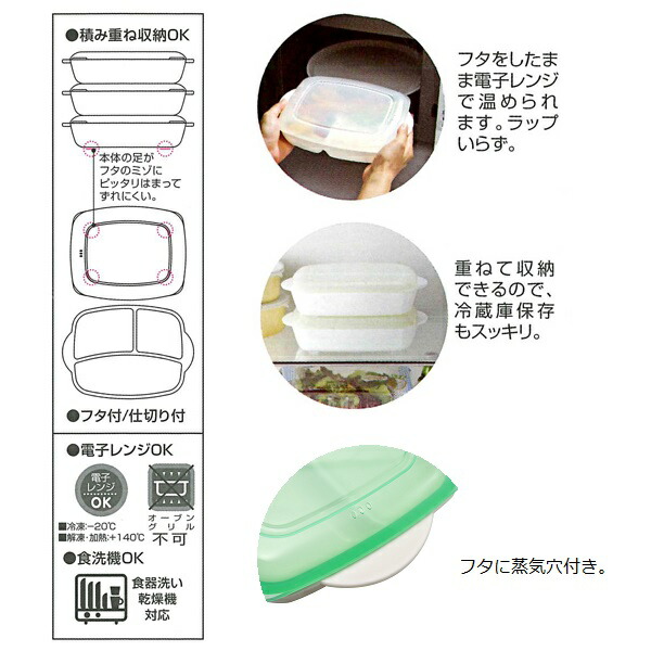 おうち お弁当箱 1段 640ml 弁当箱 ランチボックス プレート ランチプレート 子供 スケーター LHM1【キャラクター おしゃれ 小学生 ワンプレート 電子レンジ対応0】