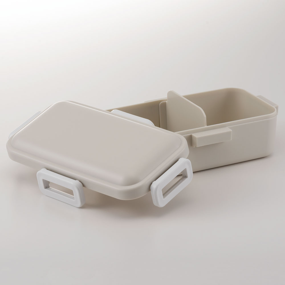 弁当箱 大人 一段 仕切り 食洗機 レンジ 対応 抗菌 日本製 容量 530ml スケーター PFLB6AG ランチボックス ロック キッズドア