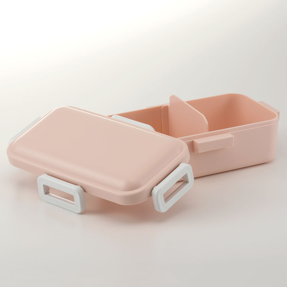 弁当箱 大人 一段 仕切り 食洗機 レンジ 対応 抗菌 日本製 容量 530ml スケーター PFLB6AG ランチボックス ロック キッズドア