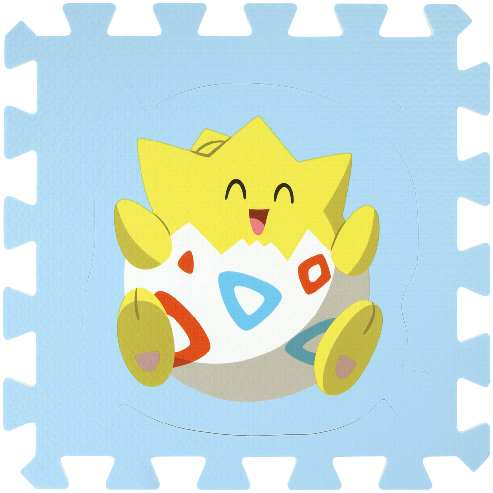 スケーターパズルマット キャラクター コーナー ジョイント パズル キッズ マット 子供 skater IPZM1 ポケットモンスター (B) ポケモン コダック ニャスパー【ジョイントマット プレイマット フロアマット かわいい】