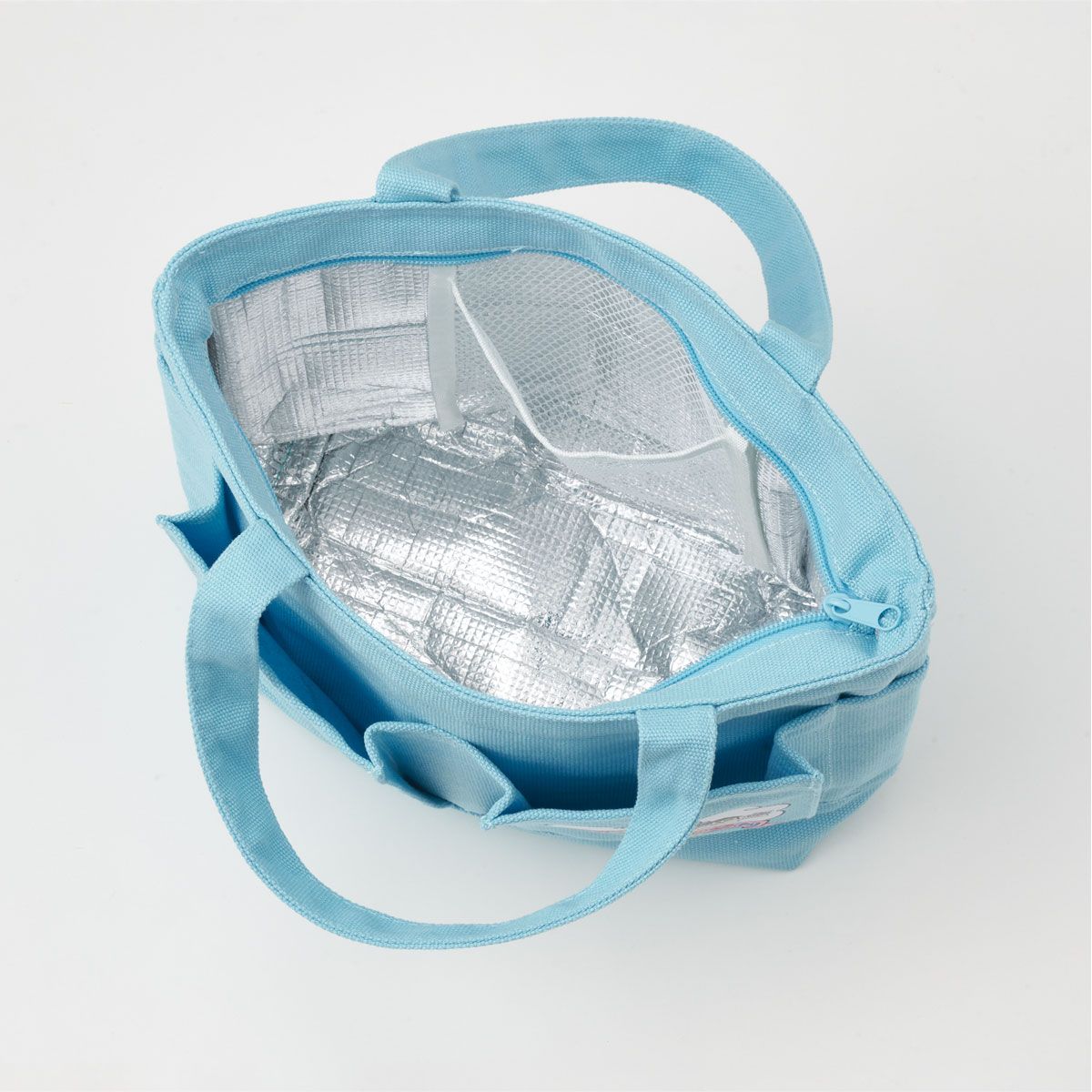 スケーター ランチバッグ 保温 保冷 Wポケット 帆布 ランチ バッグ お弁当 キャンバス生地 skater KBCWP7 はんぎょどん ハンギョドン サンリオ 男の子 女の子【アルミ蒸着 弁当 かばん 手提げ】